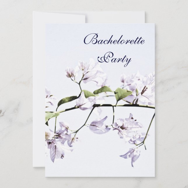 Bougainvillea Invitation (Front)