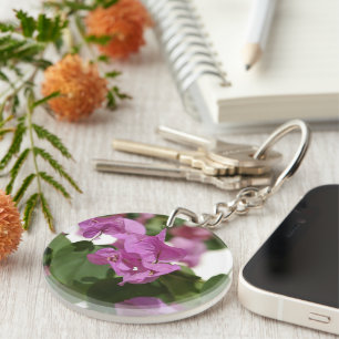 Bougainvillea Key Ring
