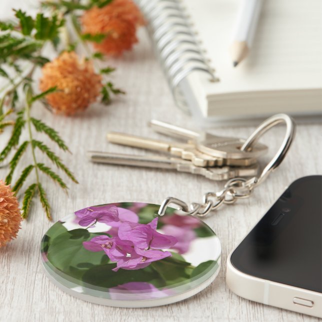 Bougainvillea Key Ring (Front Right)