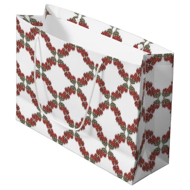 Bougainvillea Large Gift Bag (Front Angled)