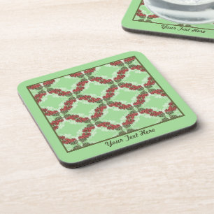 Bougainvillea Plastic Coaster