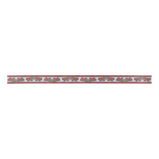 Bougainvillea Ribbon Satin Ribbon (Front)