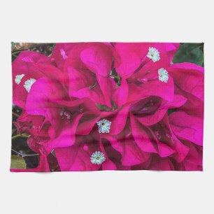 Bougainvillea Speaks for Itself Kitchen Towels