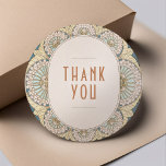 Bougainvillea Thank You Sticker Art Nouveau<br><div class="desc">Art Nouveau Vintage wedding stickers by Alphonse Mucha in a floral, romantic, and whimsical design. Victorian flourishes complement classic art deco fonts. Please enter your custom information, and you're done. If you wish to change the design further, click the blue "Customise It" button. Thank you so much for considering my...</div>