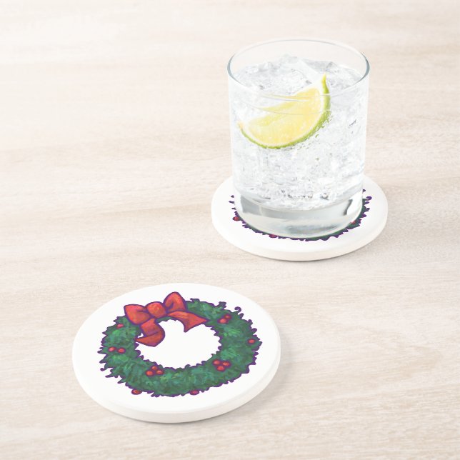 Boughs of Holly Coaster (Side)