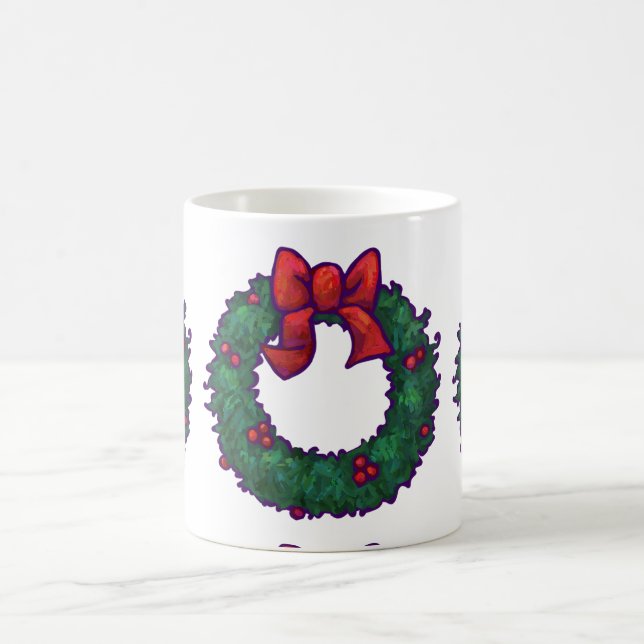 Boughs of Holly Coffee Mug (Center)