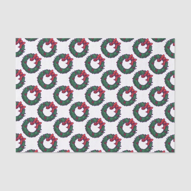 Boughs of Holly Tissue Paper (Front)