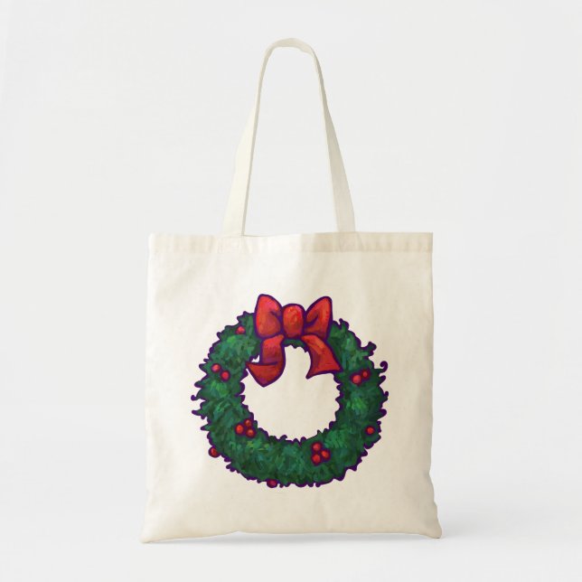 Boughs of Holly Tote Bag (Front)