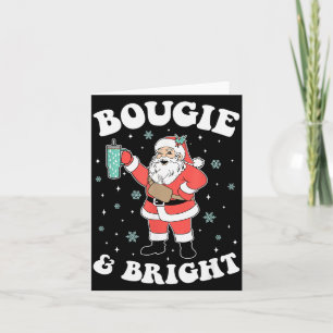 Bougie &amp; Bright Funny Christmas Santa Claus  Card