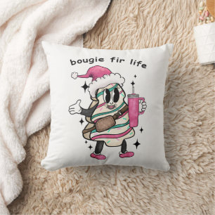 Bougie Fir Life, Boujee Christmas Tree, Xmas Gift Cushion