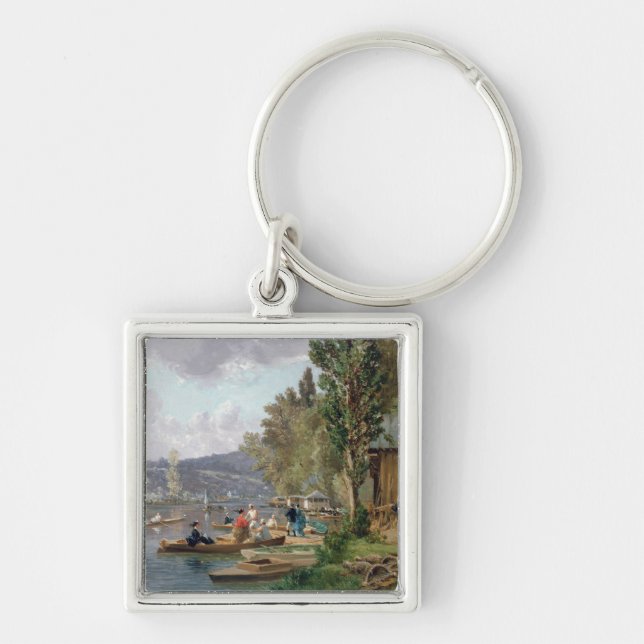 Bougival, 1873 key ring (Front)