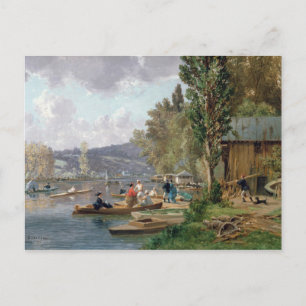 Bougival, 1873 postcard