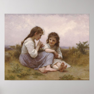 Bouguereau-A Childhood Idyll 1900 Poster