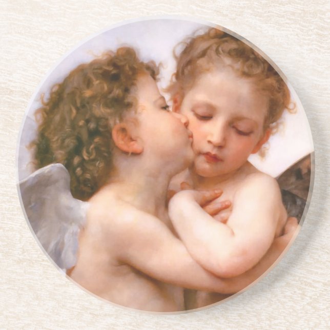 Bouguereau Angel Fine Art Coaster (Front)