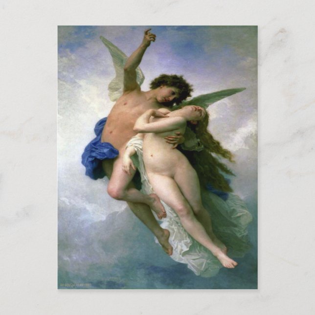 Bouguereau Angel print postcard (Front)