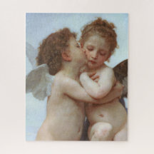 Bouguereau Angel’s First Kiss Valentine Puzzle