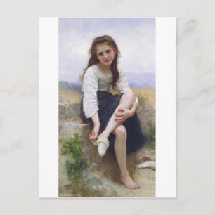 Bouguereau - Avant le Bain Postcard