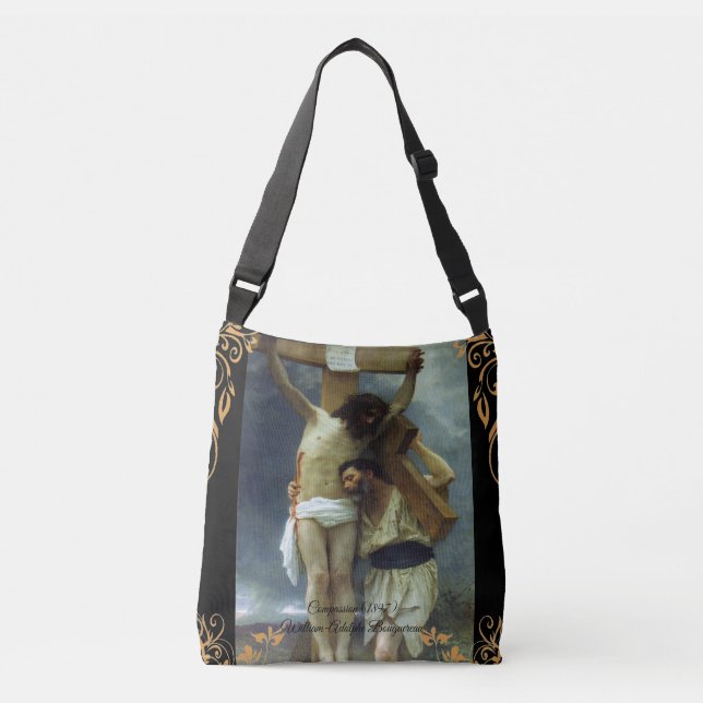 Bouguereau Compassion of Christ  Crossbody Bag (Front)