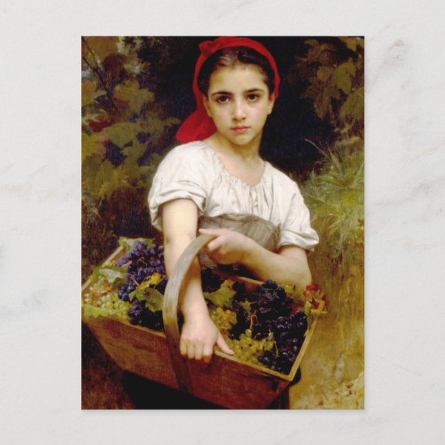 Bouguereau Harvester Postcard (Front)