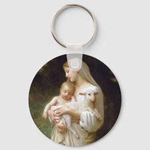 Bouguereau Innocence Key Chain