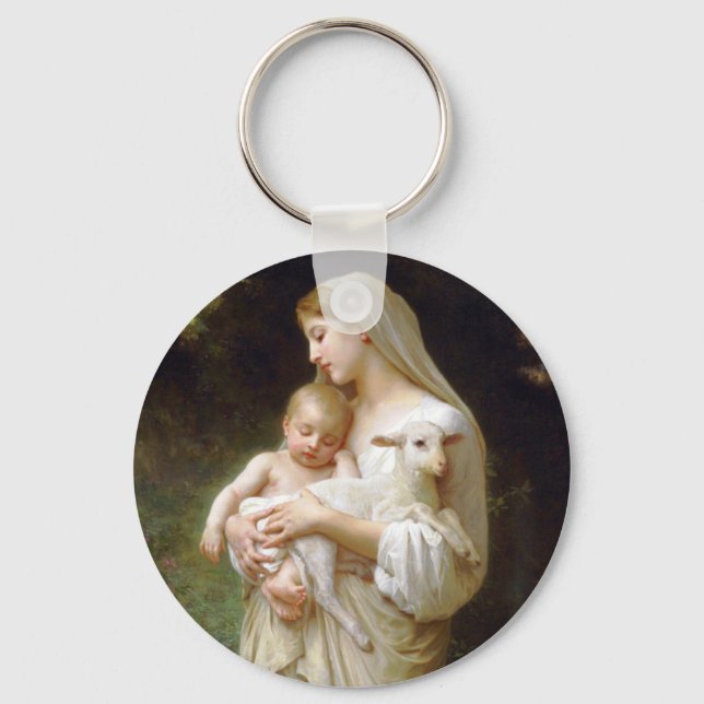 Bouguereau Innocence Key Chain (Front)