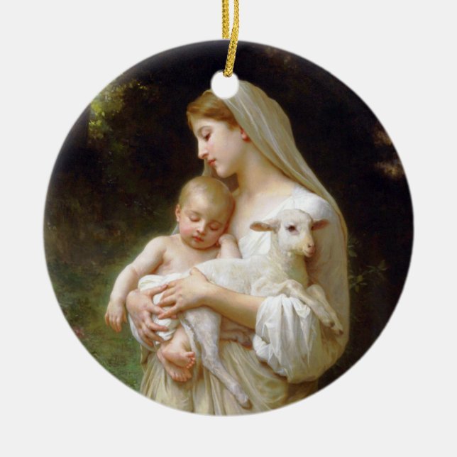 Bouguereau Innocence Ornament (Front)