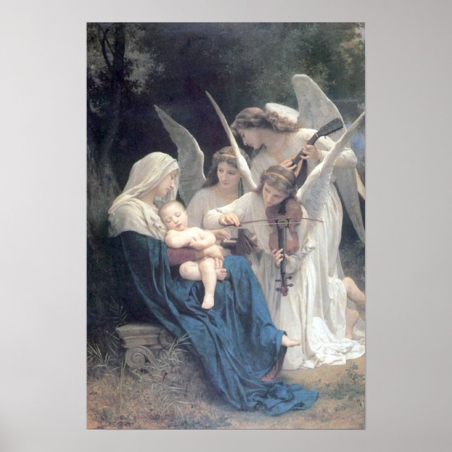 Bouguereau - La Vierge aux Anges Poster (Front)