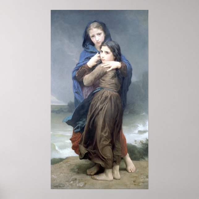Bouguereau - L'Orage Poster (Front)