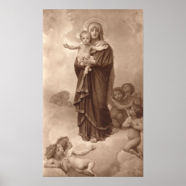 Bouguereau - Notre-Dame des Anges Poster (Front)