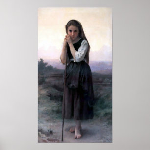 Bouguereau - Petite Bergere Poster