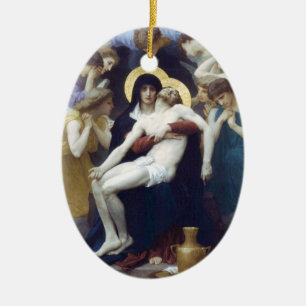 Bouguereau - Pietà Ceramic Ornament