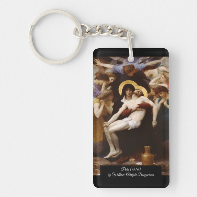 Bouguereau Pietà Key Ring (Front)
