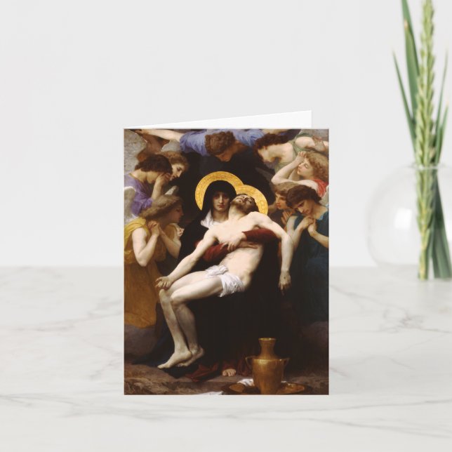 Bouguereau Pieta Note Card (Front)