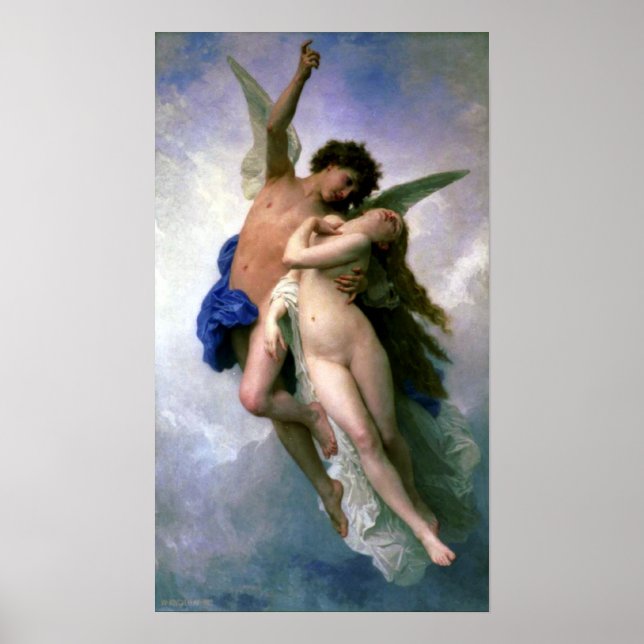 Bouguereau - Psyche et L'Amour Poster (Front)