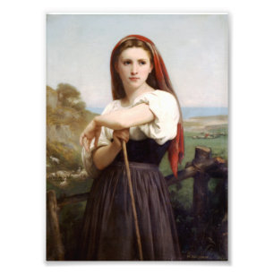 Bouguereau Shepherdess Photo Print