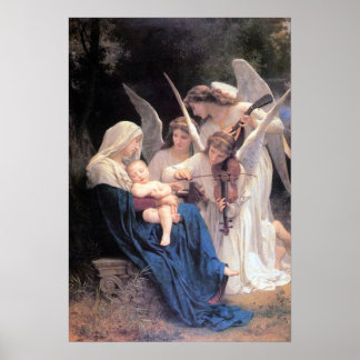 Bouguereau-Song of the Angels lg Poster