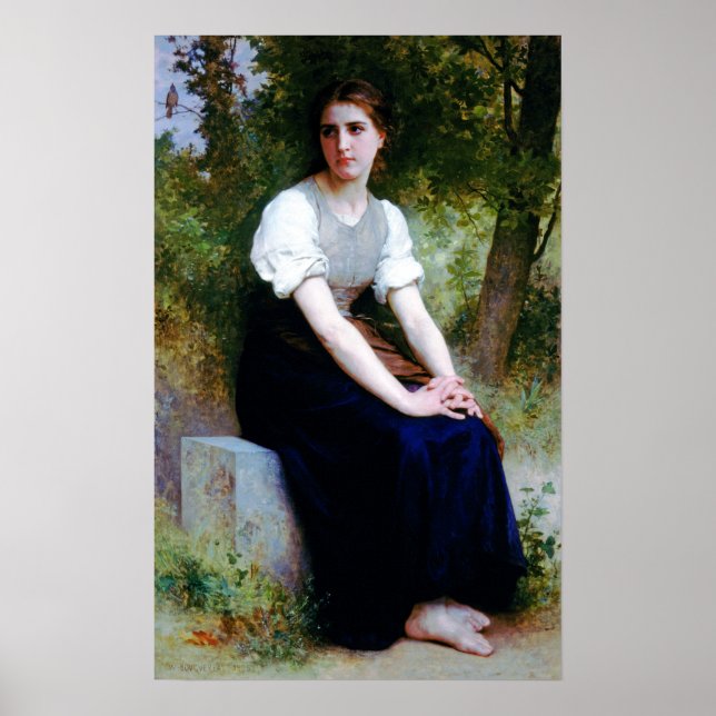 Bouguereau - Song Of The Nightingale Poster (Front)