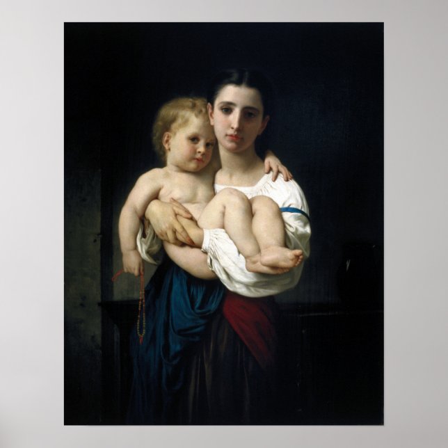 Bouguereau - The Elder Sister Poster (Front)
