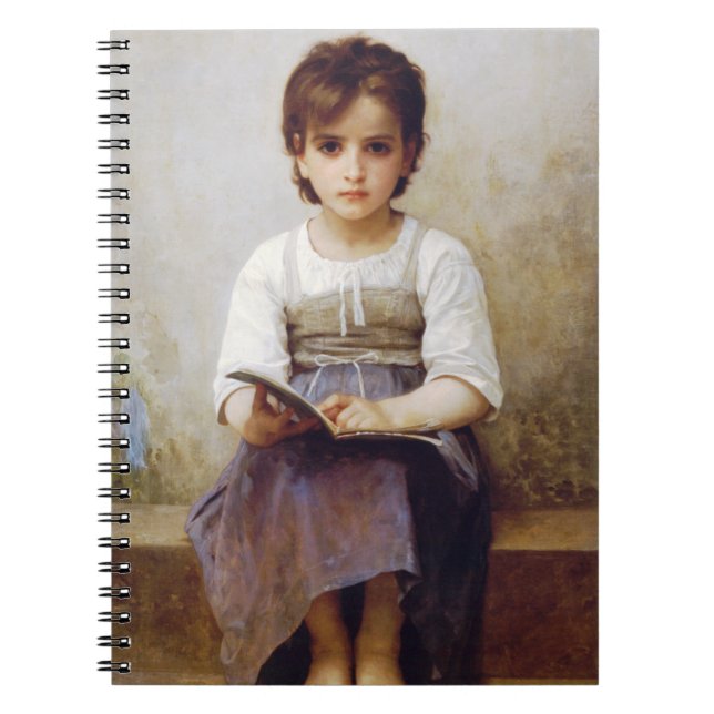 Bouguereau The Hard Lesson Notebook (Front)