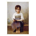 Bouguereau The Hard Lesson Poster