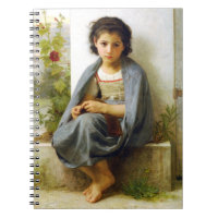 Bouguereau The Little Knitter