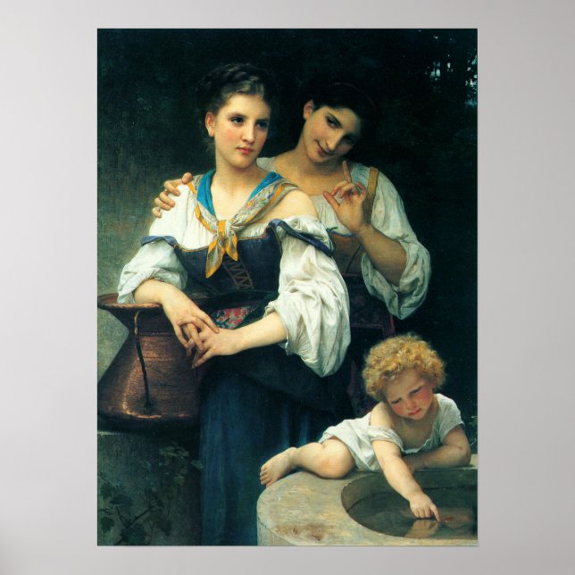 Bouguereau - The Secret 1876 Poster (Front)