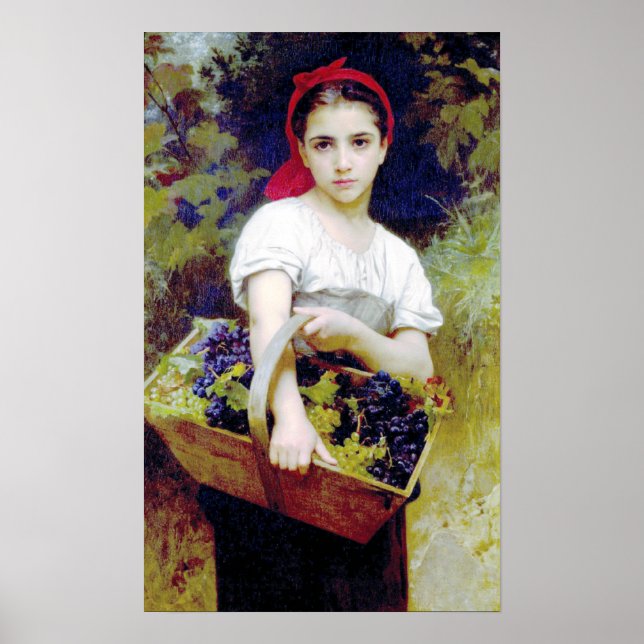 Bouguereau - Vendangeuse Poster (Front)