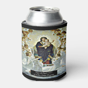 Bouguereau Virgin with Angels  Can Cooler