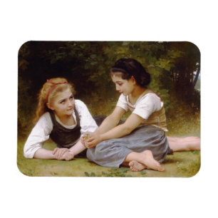 Bouguereau's 1882 The Nut Gatherers Les noisettes Magnet
