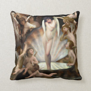 Bouguereau's Angels Surround Cupid Cushion