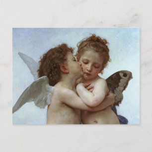 Bouguereau's L'Amour et Psyche, enfants (Cupid) Postcard