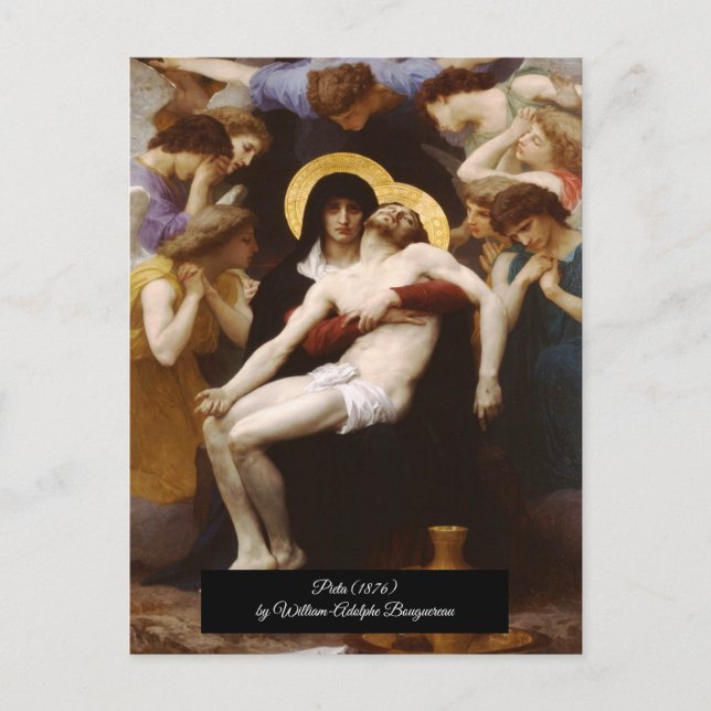 Bouguereau's Pietà Postcard (Front)