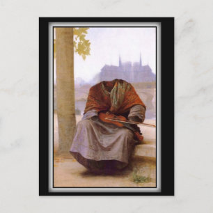Bouguereau's The Invisible  Bohemian Postcard