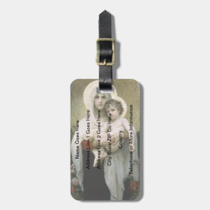 Bouguereau's The Madonna of the Roses (1903) Luggage Tag